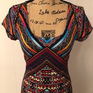 XL Multicolor Mini Dress